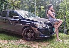 smoking then outdoor chill and quick release