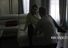 Obsessed step sis pussy riding cowgirl ball licking cinema seduction fantasy