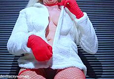 Hot Mature Blonde's Natural Tits and Hairy Pussy Make Me So Horny