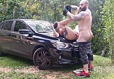 smoking then outdoor chill and quick release