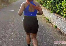 Wow! Redhead's Giant Ass Filmed Shaking Wildly at Gym by Her Horny Lover!