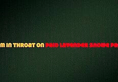 Extreme Big Dick Upside-Down Facefuck Goth Bombshell Fishnets Gagging