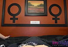 Girlfriend cheats riding my cock moaning dirty while you watch her cum hard