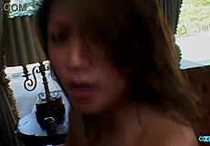 his mushroom cock rams her tight pink pussy