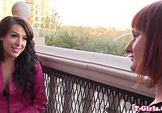 my versatile tranny ass gets fucked deep in hot lesbian anal twosome closeup