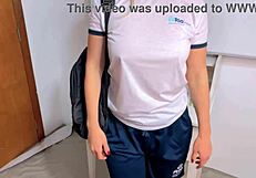 Brazilian Student Anal Fucked by Big Black Cock in Classroom