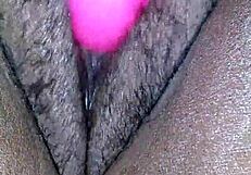 Miss Chocolate's squirting ass tease