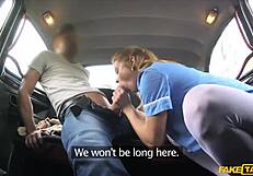 Blonde Nurse Fucked Bent Over Doggystyle in Sexy Lingerie Hospital Cab