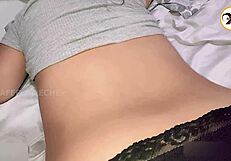 Stepsis Big Ass in Thong Sneaks into Bed Begging for Creampie Fill