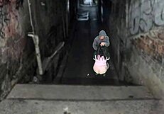 Morena transa rough bareback with favela king after funk baile big cock outdoor!