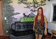baiana lua might be pregnant after first brazilian interracial