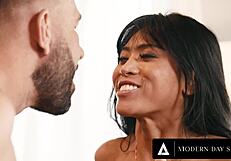 Ember Snow lures Liv Revamped for fun 3-way with her husband