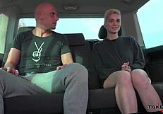 Czech babe rides huge cock for ride home pussy trade