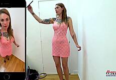 ginger tattooed milf parker chokes on cock in messy throat worship