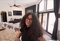 stepdaughter remy woods begs creampie after deepthroat doggy in my bed