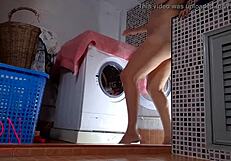 curvy housewife slave gets dominated hard in the washing machine