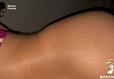 innocent wife worships ass on bedroom bed