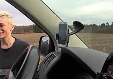 Czech babe rides huge cock for ride home pussy trade