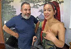 baiana lua might be pregnant after first brazilian interracial