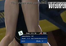 voyeur captures young women high diving bikini legs ass curves candid