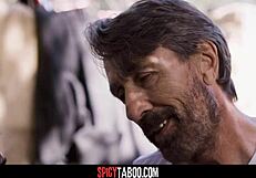 hey, pervy step-uncle tricks step-niece into wild group bang at family bbq