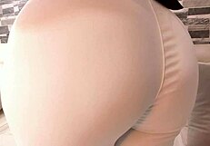 beautiful latina big ass bent over fucked doggystyle deepthroat creampie in shopping center strangers house