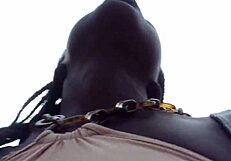 join a stunning black african lady for an intimate dining experience