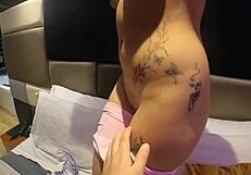 hermosa elizabet squirts hard in pov cowgirl ride with cute latina's natural tits bouncing 😍💦