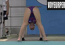 voyeur captures young women high diving bikini legs ass curves candid