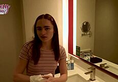 imagine reese robbins' juicy young pussy creampied deep by seth brogan in missionary heat