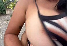 What if they catch us fucking my whore girlfriend's juicy ass in public park?