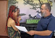 baiana lua might be pregnant after first brazilian interracial