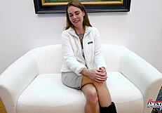 ginger tattooed milf parker chokes on cock in messy throat worship