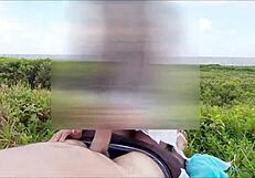 wanna see me creampied quick on the beach public