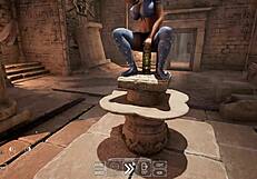 lara crofts totem unleashes monster cocks splashing her hentai squirt everywhere