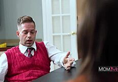 home tutor jesse pony stretches flexible body to drain student's aching balls