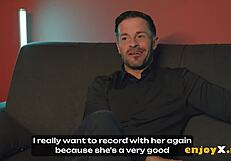 Valentina Takes Towering Cock Deep in Tight Bum!