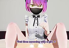 towa's mouth and feet milk your load perfectly