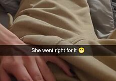 Cheating Girlfriend's Snapchat Debt Fuck Cums On Ass!