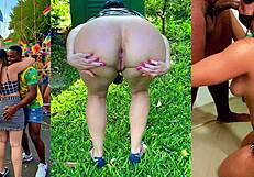 Intense public assfucking at Ibirapuera Carnival in Sao Paulo leaks