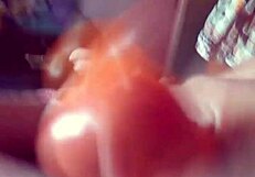 DESI SHEMALE Strokes Huge Cock Till Cum Explosion