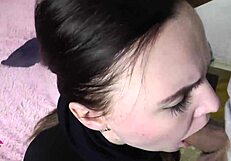 Thief Caught Bound Fucked Rough in Mouth Facial!