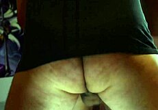 dirty cum drips from stretched asshole post massive anal creampie