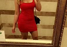 on vacation i slipped off my petite panties in the toilet for evening fun