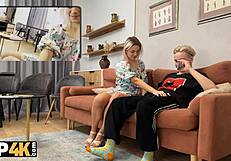 Vip4k skinny russian neighbor nympho begs cum deep in her tight shaved butthole