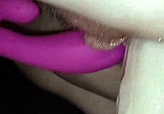 horny milf housewife rides cowgirl on big dildo in homemade sex tape?