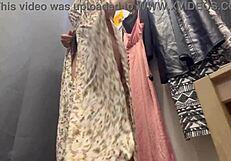 Excited Big Tits Girl Tries Clothes