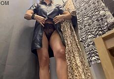 Excited Big Tits Girl Tries Clothes