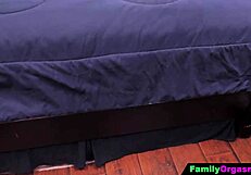 wanna see my redhead stepdaughter ride in pet play cowgirl orgasm?