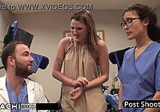 freshman alexandria riley gets doctor-forced hitachi vibrator orgasm in tampa hospital!